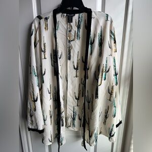 Wrangler Retro Women’s Cactus Print Duster Cardigan